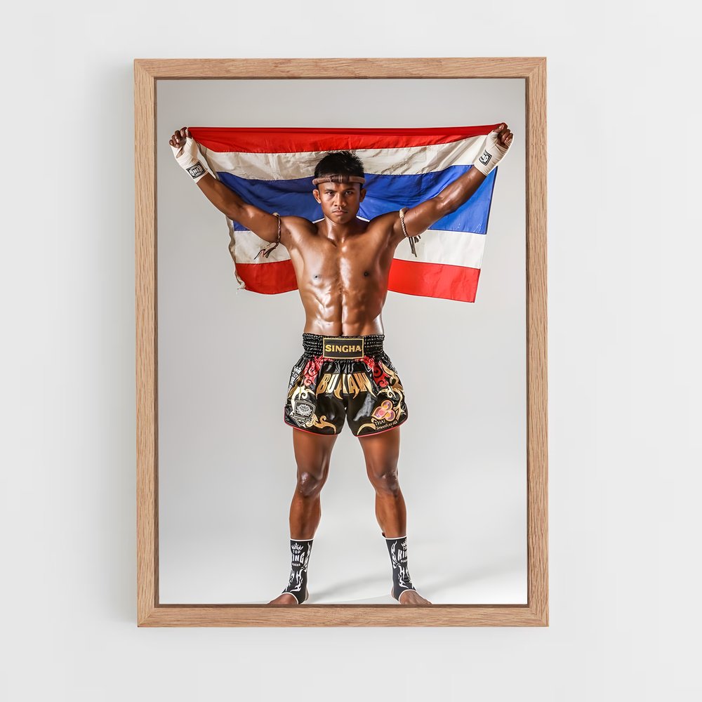 Poster L’Élan du Combattant – affiche Kick-boxing (vue 4)